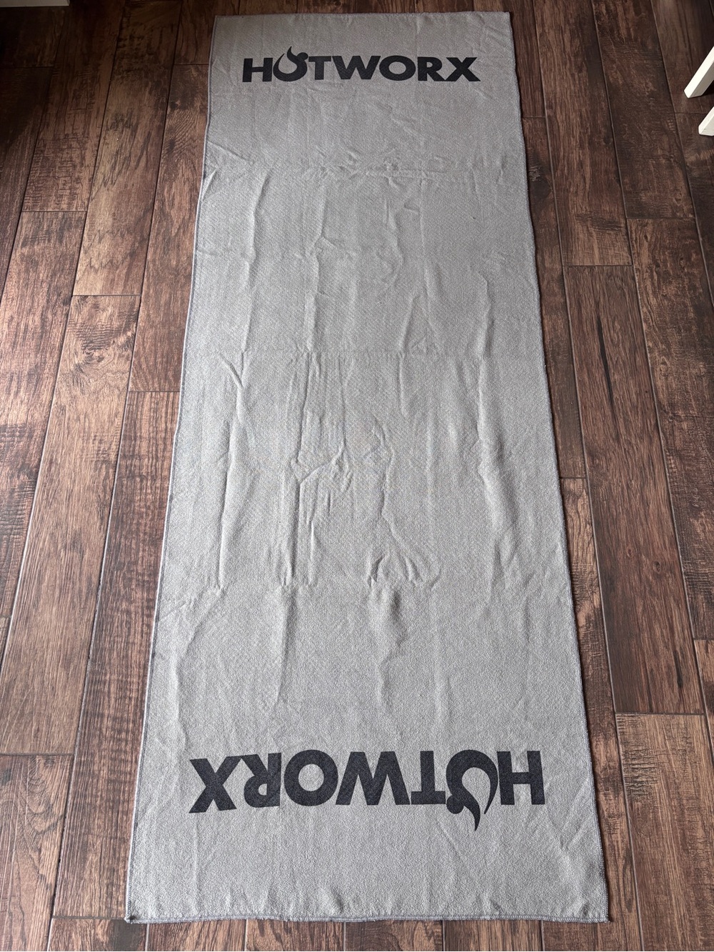 Hotworx Gray Fitness/Yoga Towel